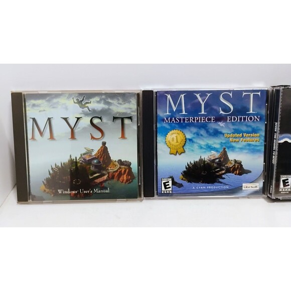 2000 UBISOFT BRODERBUND PRIMA MYST ORIGINAL, TRILOGY, & STRATEGY GUIDE PC LOT - Picture 6 of 9